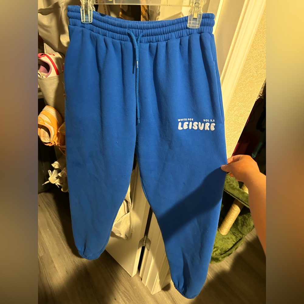 White Fox Sweatpants